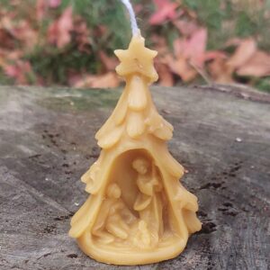 24 Candele In Cera D'Api Naturale – 20,3 Cm, Senza Fumo, Antigoccia, 8 Ore Di Combustione, Fatte A Mano